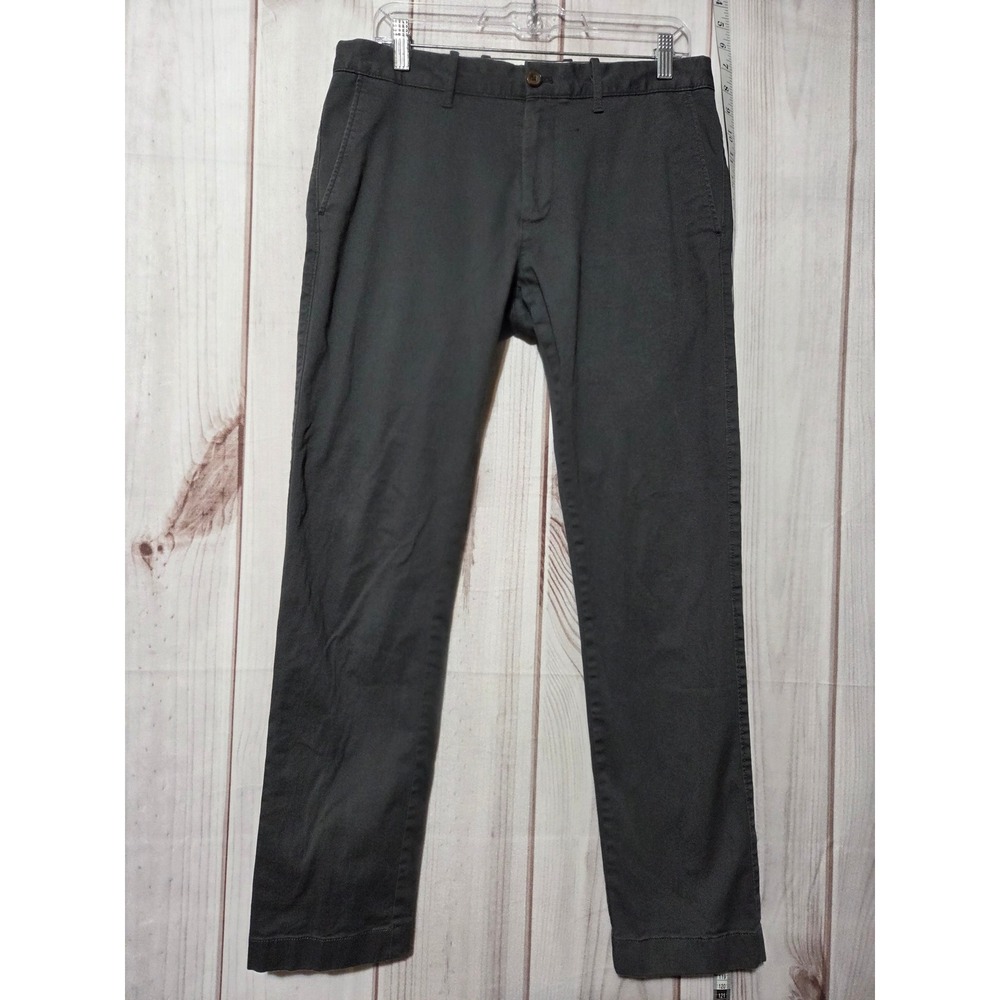 J Crew Gray Slim Fit Chinos‎ Mens 31 30 Casual Pants Preppy Career